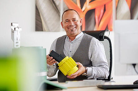 Udo Fligge, Mitarbeiter im technischen Vertrieb ei der ball-b GmbH