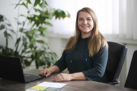 Nicole Greinwald, Mitarbeiterin Leitung Marketing bei der ball-b GmbH