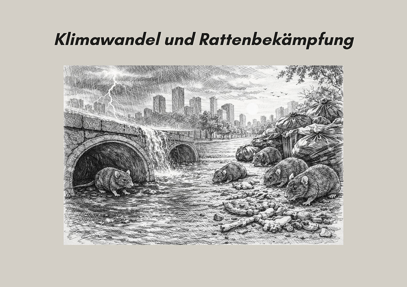 Symbolbild für den Blogbeitrag: Klimawandel und Rattenbekämpfung: Wie sich Rattenpopulationen verändern