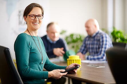 Ute Kilian, Mitarbeiterin im technischen Support bei der ball-b GmbH